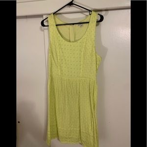 Light lime green summer dress
